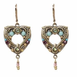 Michal Golan Kasbah Heart Earrings